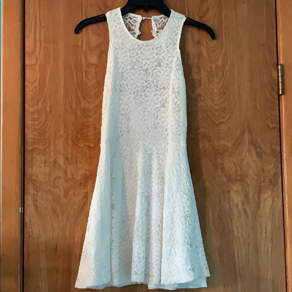 Papaya Lace Dress